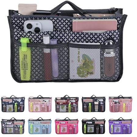 JJ PRIME Handväskorganisatör | förvaringsväska | handväska organiserare för dam | Tote Bag Organizer (Diamant)