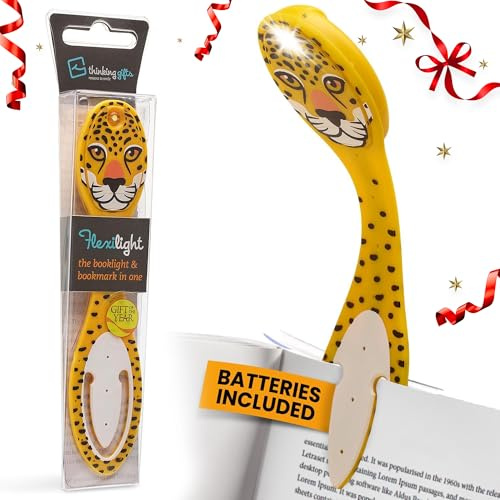 Flexilight Luce da Lettura Ricaricabile | Segnalibro 2 in 1 Luce per Libro | Lampada LED a clip da Lettura | Pila per Leggere a Letto per Bambini e Adulti | Accessori per Libri | Idea Regalo Lettori