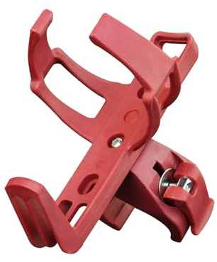 Leichter Flaschenhalter für Fahrrad, Fahrrad, Trinkflasche, Käfig, Radfahren, Wasserbecher, Halterung, Mountainbike, Rennrad, drehbar (Farbe: Rot)