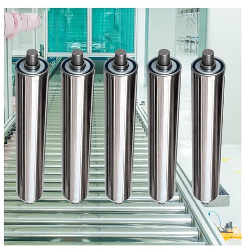 Gör-det-själv-ersättningsrullar för bordsåg – 5-pack rullar i rostfritt stål (300–700 mm, diameter 60 mm, L 1 000 mm) – hållbar inmatning/utmatningsstödrullar för smidig drift