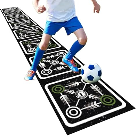 Generisch Escalera de fútbol | Escalera de entrenamiento para ejercicios de agilidad | Ejercicios de trabajo de pies portátil para el gimnasio en casa Equipo de fitness para fútbol, tenis, boxeo