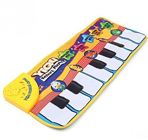 Amison Kinder Musikteppich, Musikmatte, Keyboard Teppich, Klaviermatte Tiermuster für Beste Kinder Baby Spielzeug Geschenk