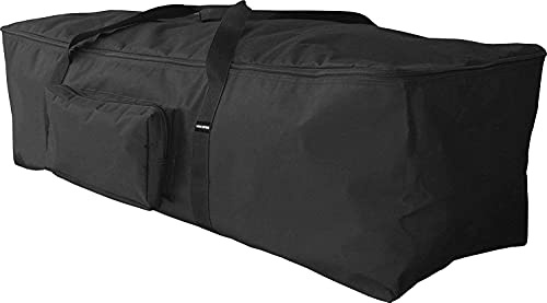 Hekers Sac de loisirs pour tente, auvent, camping, tonnelle, piquets, 110 x 30 x 35 cm, poche latérale 33 x 15 x 5 cm