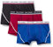 DIM Boxer Homme Sport Micro Thermorégulation x3, Noir/Bleu De Berlin/Bleu Cyan, S