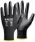 KAYGO Arbeitshandschuhe Nitril beschichtet, 12 Paar Flexibel Schutzhandschuhe mit gutem Grip für Herren Damen, ideal für Allgemeine Arbeit Bau Lager Auto Garten DIY Montage, KG12N (Schwarz, L, Gr 9)