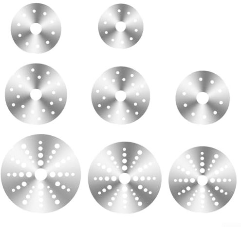 UTTASU Induktions-/Wärmeverteiler-Adapterplatte, für transparente Glastöpfe (18 cm)