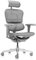 hjh OFFICE Bürostuhl ergonomisch ERGOHUMAN Ultra G GEN2 Originales Design, Bürosessel mit Flexibler Lendenwirbelstütze, Netzbespannung, Grau