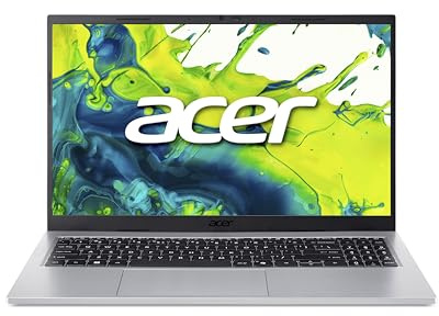 Acer Aspire Go 15 (AG15-72P-52M0) Computer portatile, schermo IPS FHD 15,6, Intel Core 5 120U, 16 GB di RAM, SSD 512 GB, scheda grafica Intel, Windows 11, tastiera QWERTY, argento