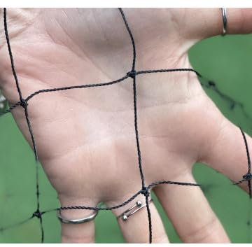 BIRD-TECH Filets Anti Pigeons 5x5 Metre (Noir)