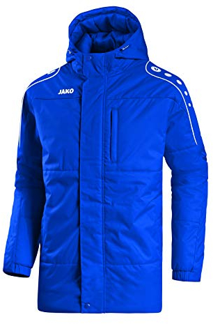 JAKO Erwachsenen Coachjacke Active, royal/weiß, S, 7197