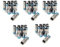 Cabelcon 50 x F-56 CX3 7.0 QM Quick Mount Stecker für RG6 (7 mm) Kabel, WASSERDICHT!