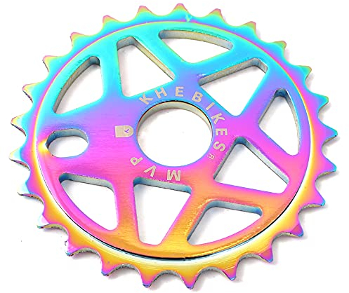 KHE MVP BMX 7005 Aluminium Kettenblatt 25 Zähne OIL-SLICK JET-FUEL CNC nur 54g