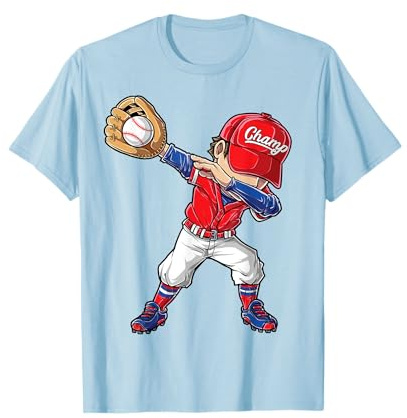 T-shirt de baseball pour enfants, garçons, hommes, attrape-pichet cadeaux T-Shirt