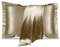 Michear Natural Mulberry Silk Pillowcase for Hair and Skin Health, Standard Size 48x74cm Silk Pillow Case, Soft Smooth Cooling Premium Grade Silk Pillow Covers for Sleeping (Champagne gold)