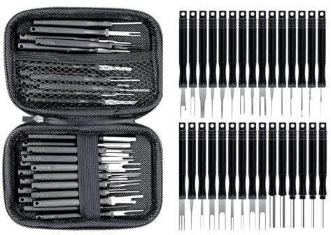 Set di attrezzi per la rimozione di morsetti, 30 pezzi strumento per la rimozione di perni e morsetti, set di attrezzi per la maggior parte dei morsetti di collegamento in auto