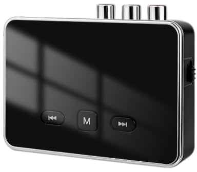 Stereo Ljud Mottagare Trådlös Adapter Med Trådlös Anslutning | Audio Sändare och Mottagare för Ljudöverföring För Garage Kontor Konferensrum Hemmabio PC TV