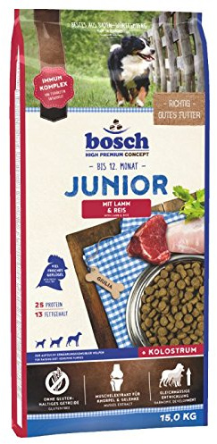 Bosch Junior Lamm & Reis Trockenfutter für Hunde. Eine Gesunde ausgewogenen Hund Lebensmittel