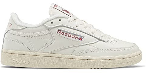 Reebok Women's Club C 85 Vintage Tennis Sneakers, Chalk/White/Rose, 35 EU