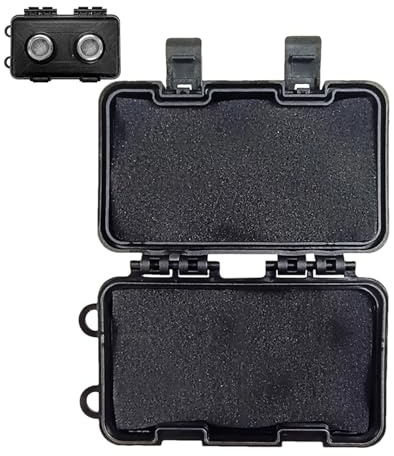 Funda magnética para guardar llaves de coche al aire libre, caja de repuesto debajo del coche, esconde una llave, caja impermeable para viajes al aire libre