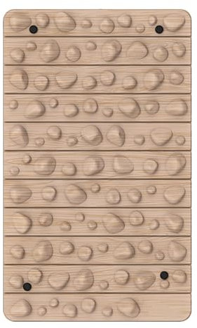 Tappetino massaggiante per piedi – Miglioramento della circolazione sanguigna, tappetino terapeutico per dolori ai piedi | Tappetino per massaggio ai piedi pieghevole, fascite plantare, antistress