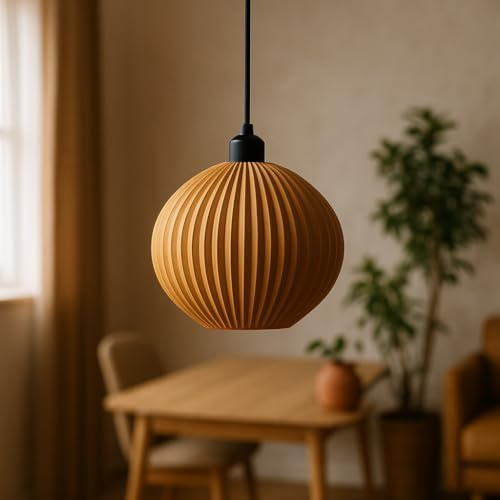 Iberic Deco Lámpara de techo modelo IDALI cable de SEDA TRENZADO Embellecedor florón de techo LUZ led E27 (beige cable negro florón oscuro)