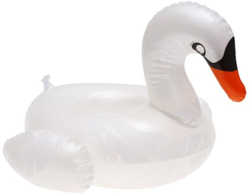 UKCOCO Soporte Inflable para Bebidas Forma de Cisne Flotador de Agua para Botellas de Cerveza Bandeja Flotante para Piscina para Fiestas y el Agua