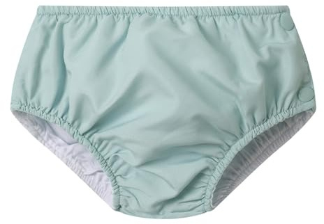 Monnëka Pannolino da Bagno | Riutilizzabile ed Ecologico UPF 50+ | Asciugatura Rapida e Adattamento Comodo, Motivi Colorati Unisex | Ideale per Spiaggia e Piscina | Blues & Beyond 0 a 6 mesi