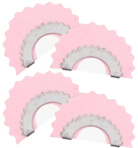 HEALSOPTHY 4 Silbatos para Pájaros Metálicos de Colores, Llamadores de Pájaros para Adultos, Set de 4 Piezas Rosa, Silbatos para Hacer Ruido en Fiestas y Eventos