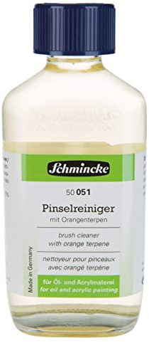 Schmincke Pinselreiniger 200ml Öl, Reiniger für Pinsel, für alle Altersgruppen, Innenbereich, Kunststoff, ohne Batterien, kein Zusammenbau erforderlich, für alle Geschlechter, Küchen-Thema