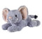 Bauer Spielwaren I Like My Planet - Elefant: Kuscheltier aus softem Plüsch, hergestellt aus recycelten PET-Flaschen, 100% recycelt, liegend, 33 cm, grau (12937)