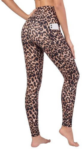 Love My Fashions® Leggings for Women UK Tummy Control High Waist Yoga Leggings with Pockets Camouflage & Leopard Print Ladies Tights Buttery Soft Stretchy Yoga Pants