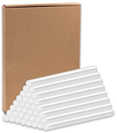 Colle Pistolet à Colle Baton de Colle pour Pistolet 7mm Lot de 200 Colle Chaude Colle pour Pistolet à Colle Baton Colle Pistolet 7mm x100mm Transparents pour Bricolage Artisanat Loisir