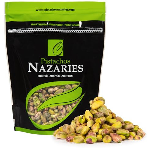 Pistachos cultivados en España, pistacho en grano al natural. 2x250 gramos
