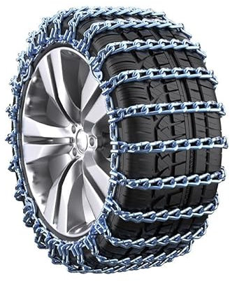 DZPFDC 2 Stück Schneeketten für Opel Zafira B (Facelift 2008) 2008-2010,Anti-Rutsch Ketten,Auto Anfahrhilfe,Schlamm Schneekette,Tire Snow Chain,Reifen-Schneekette,245/60R19