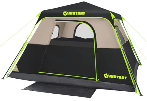 HINSTANT 4/6/8/10 Person Instant Tent,Pop Up Tents for Camping with Rainfly