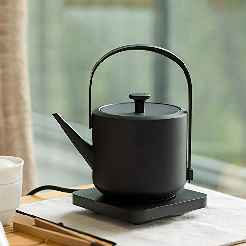 BNCXMO Oficina de hervidor japonés portátil con Caldera de Agua de Mango 1200W 600 ml de pequeña Capacidad potenciadora automática