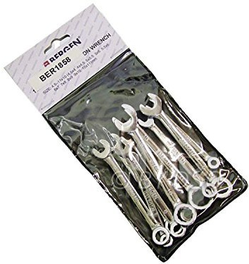 BERGEN TOOLS US PRO Professional 10 Piece Miniature Metric Combination Spanner Set B2079