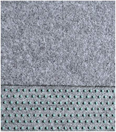 Kunstrasen, Rasenteppich,150 cm Breite Farbe hellgrau (650 x 150 cm)