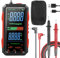 SPORWAY Digital Multimeter Voltmeter: Strommessgerät USB Wiederaufladbare, Spannungsprüfer Stromprüfer mit 6000 Counts, NCV Detektor misst AC/DC Spannung/Strom Widerstand Frequenz und Diodentests