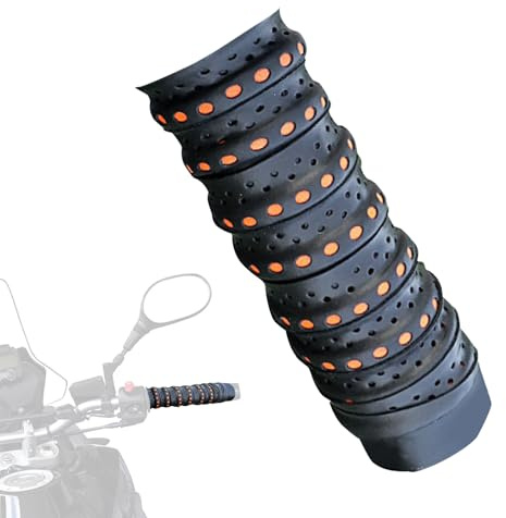2 cintas para manillar de moto, de poliuretano, antideslizante, resistente al desgaste, para mejorar el agarre, 43,31 x 0,98 pulgadas