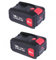 JIUQIBA978 Due X 18V 5Ah 90Wh batteria agli ioni di litio di ricambio compatibile con PBA 18V Home & Garden Tools System, adatto per PBA Tools
