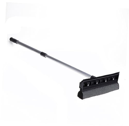 Holibanna Limpiador De Ventanas Telescópico con Mango Extensible Escobilla De Goma para Limpiar Cristales Y Azulejos Herramienta De Limpieza para Hogar Sin Rayas
