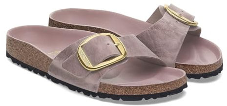 BIRKENSTOCK Madrid Big Buckle Nubuk Leather Lavender Schmale Weite Gr. EU 37