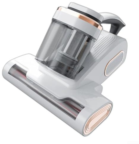 Aspirapolvere compatto per materassi con raggi UV C, aspirazione 13 kpa, doppia coppa antipolvere e filtro HEPA per una rimozione completa delle allergie