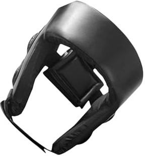 QUXVUIS Casco de Taekwondo, Equipo de protección, Cobertura Facial Transpirable, Ajustable para Entrenamiento Boxeo y Kickboxing, Rendimiento y Seguridad, MMA, Cobertura, Negro, Niños