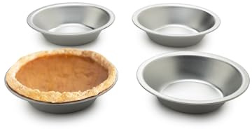 Fox Run Pie Pan Set, Tin-Plated Steel, 5-Inch, 4-Piece
