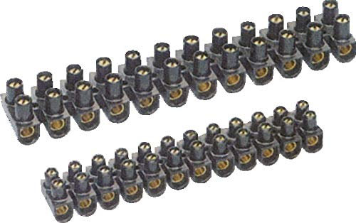 Legrand 034217 Barrette de Connexion Nylbloc avec Capacité Assignée 16mm², Noir, Lot de 10