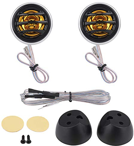 Qiilu 2Pcs 12V 150W Super Hochtöner Auto 2-Zoll Super Power Dome für Audio Stereo Lautsprecher Hochtöner 4 Ohm Lautsprecherhorn