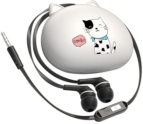 ULDIGI Auriculares Universales con Cable Sobre La Oreja con Micrófono