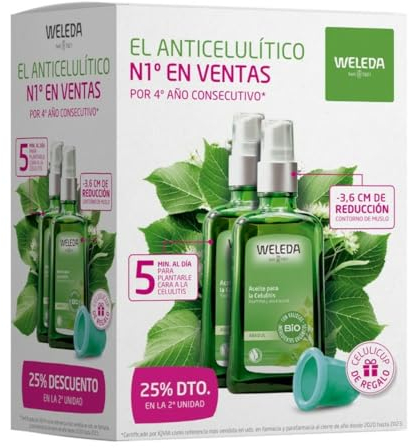 WELEDA Aceite Corporal Anticelulítico Abedul 100 ml x 2